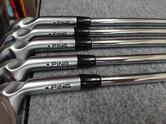 中古】 良品♪ ピン PING i525 POWER SPEC 黒ドット #6-PW 5本 中古】 良品♪ ピン PING i525 POWER SPEC 黒ドット #6-PW 5本