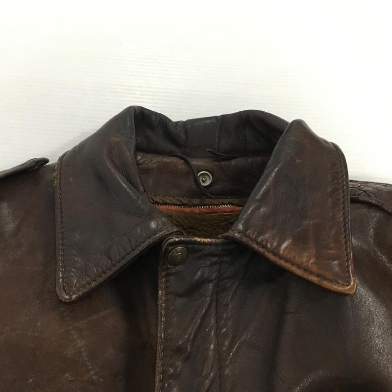 TEI [ present condition delivery goods ] SCHOTT SPORTSWEAR G-1TYPE Brown size 42 Schott leather jacket (145-231124-YO-3-TEI)