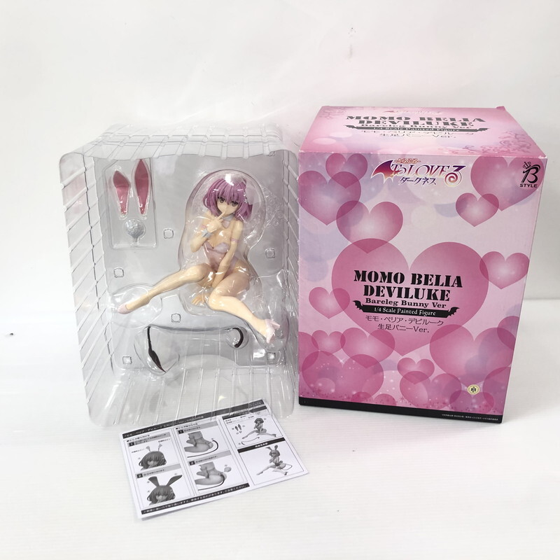 【税込?送料無料】 TEI 【中古品】 フリーイング ToLOVEるダークネス モモ・べリア・デビルーク 生足バニーver フィギュア 〈053-240920-MA-7-TEI〉 To LOVEる