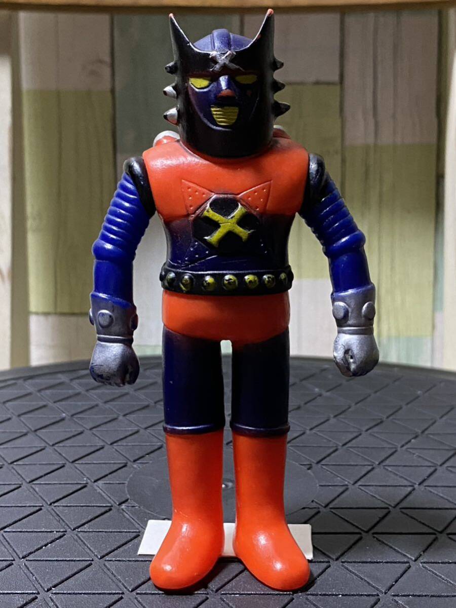 当時物 駄菓子屋玩具 無版権 パチ怪獣 ソフビ人形 ロボットX 当時物 駄菓子屋玩具 無版権 パチ怪獣 ソフビ人形 ロボットX