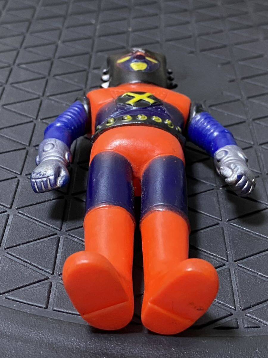 当時物 駄菓子屋玩具 無版権 パチ怪獣 ソフビ人形 ロボットX 当時物 駄菓子屋玩具 無版権 パチ怪獣 ソフビ人形 ロボットX