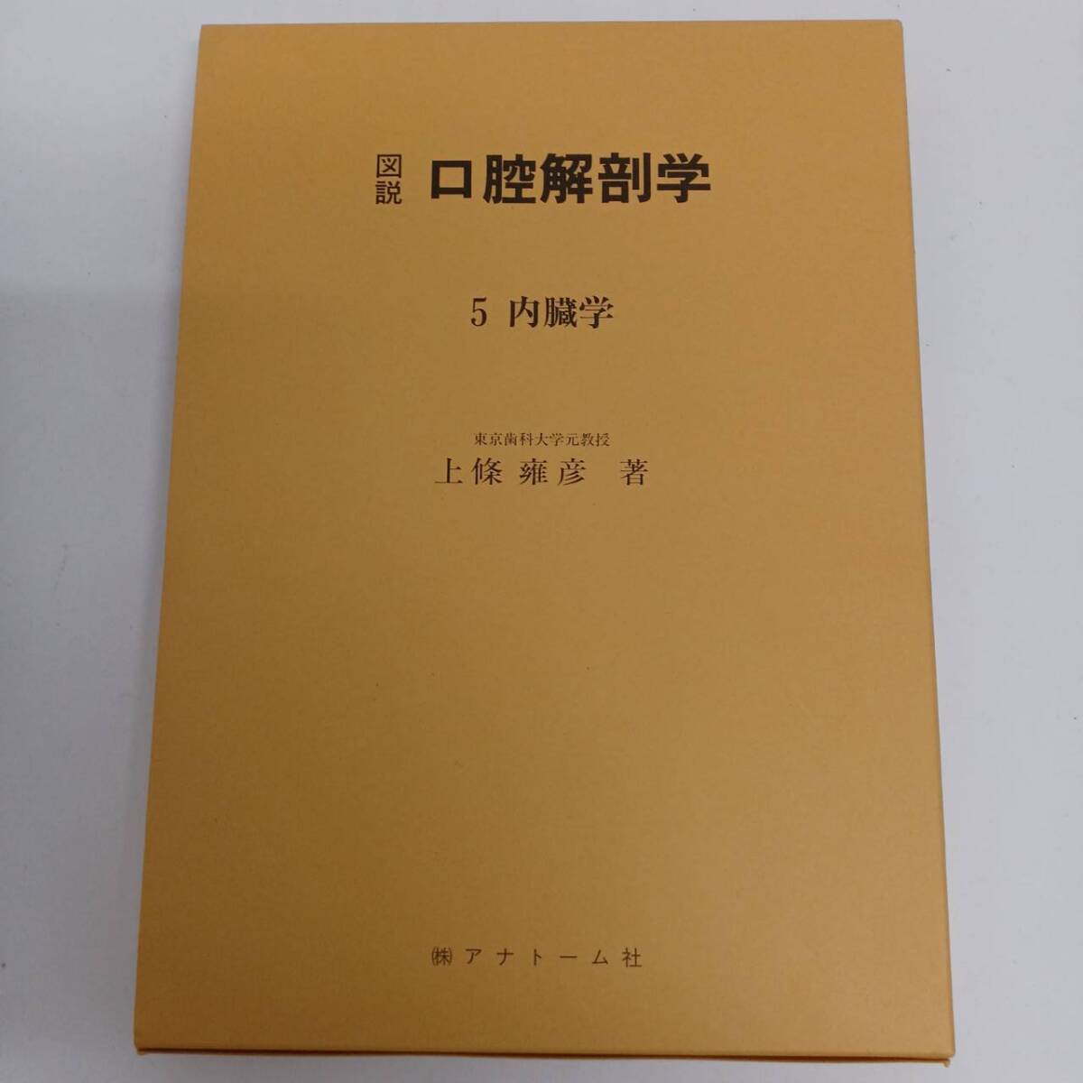 図説　口腔解剖学　5内臓学　上條雍彦　アナトーム社