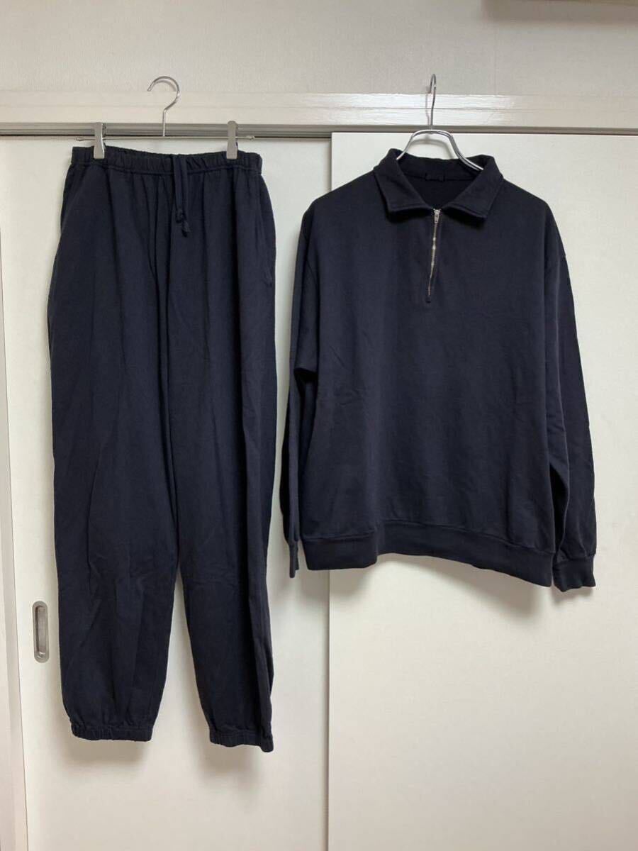 美品 セットアップ COMOLI(コモリ) コットンシルクジャージ 美品 セットアップ COMOLI(コモリ) コットンシルクジャージ