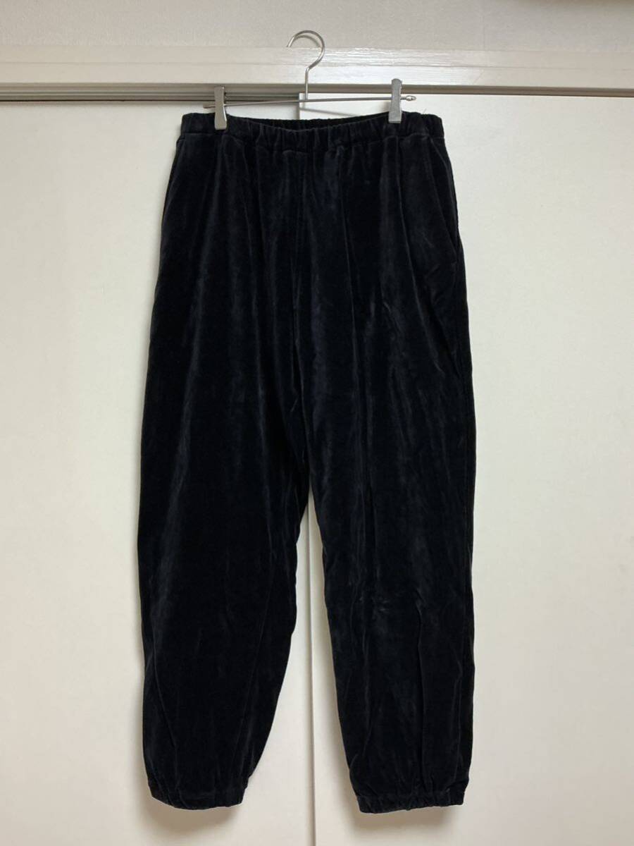 美品 セットアップ】 COMOLI ベロアジャージ トラックジャケット 美品 セットアップ】 COMOLI ベロアジャージ トラックジャケット