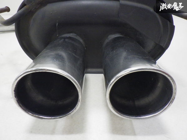 ■【キレイ！】日産 純正 BCNR33 スカイライン GT-R RB26DETT ノーマル リア マフラー デュアル出し + 中間パイプ set 曲がり無し 棚G-2