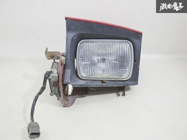 日産 純正 RPS13 180SX 180SX SR20DET ヘッドライト リトラクタブル カバー 片側のみ IKI 1277 赤系ソリッド モーター付 棚10-4
