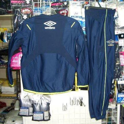 アンブロ ジュニアPTパフォーマンス上下NVY 紺 ネイビー160cm umbro キッズ 子供 新品 レトロ 即決/_画像2
