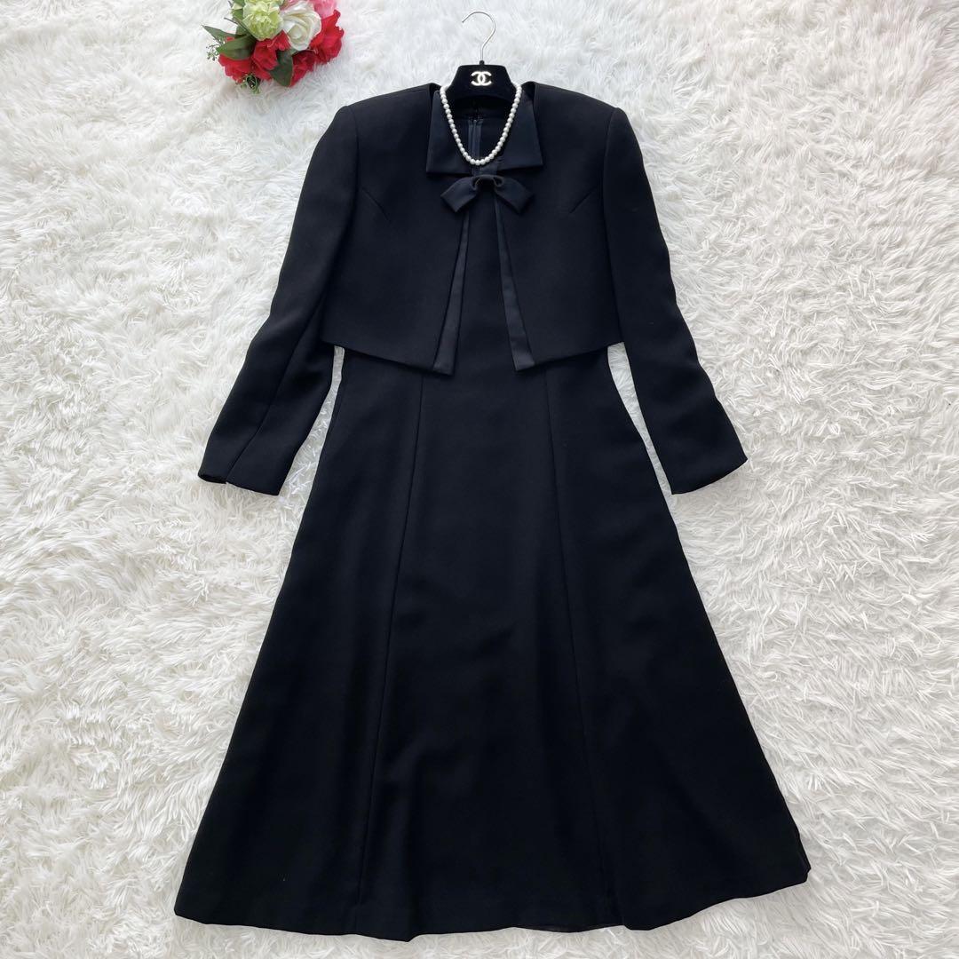美品 東京イギン ブラックフォーマル セット ノーカラー 美品 東京イギン ブラックフォーマル セット ノーカラー
