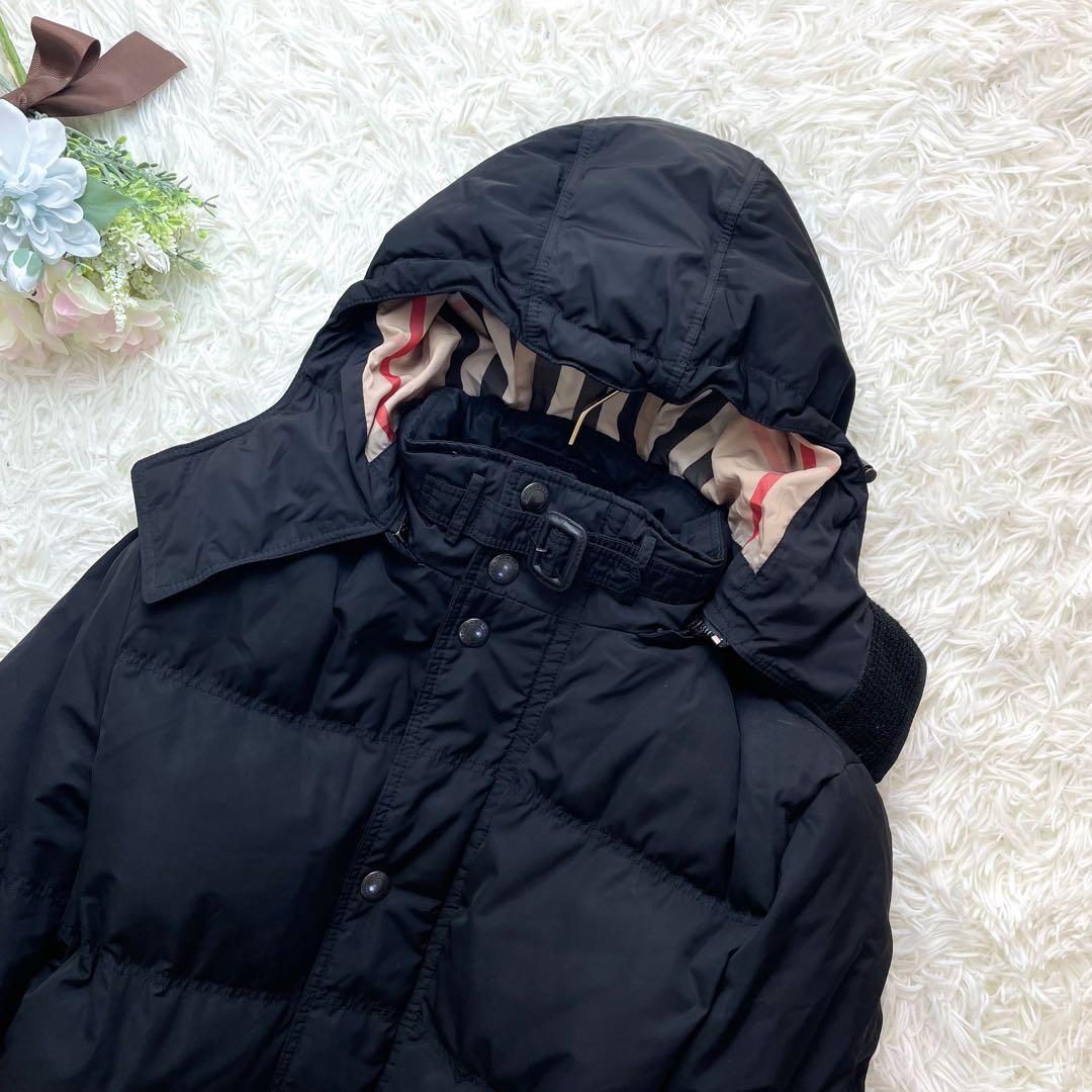高級感 BURBERRY バーバリー ロングダウンコート ノバチェック 高級感 BURBERRY バーバリー ロングダウンコート ノバチェック