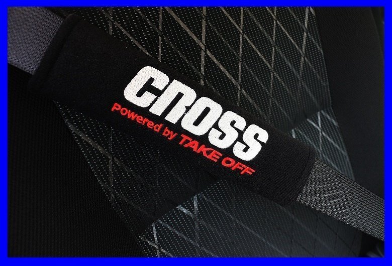 [TAKE OFF/ Take off ]*CROSS SEAT BELT PAD/ Cross ремень безопасности накладка черный (2 шт 1set)SBP0020* ремень безопасности покрытие 2 дюймовый соответствует 