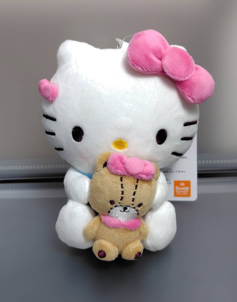 ハローキティマスコットチャームぬいぐるみフレンドキティタイニーチャムくまアベイル限定マスコットホルダー新品タグ付きサンリオ2024