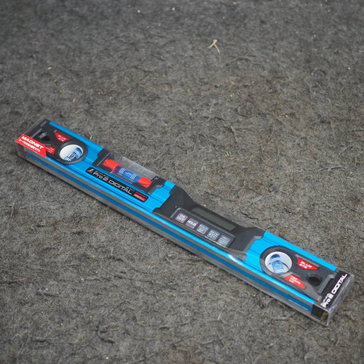 【中古美品】シンワ/Shinwa ブルーレベル Pro2 450mm 防塵防水のデジタル水平器 75314■送料無料・代引き・店頭受取対応■