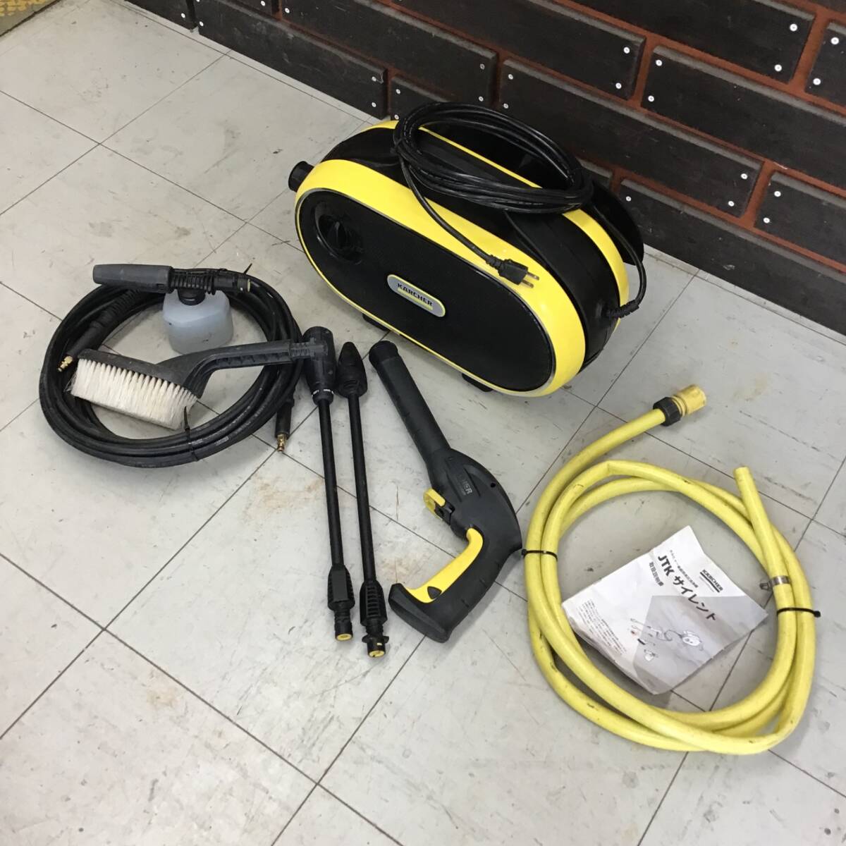 【中古品】 ケルヒャー/KARCHER 高圧洗浄機 JTKサイレント ■送料無料・代引き・店頭受取対応■