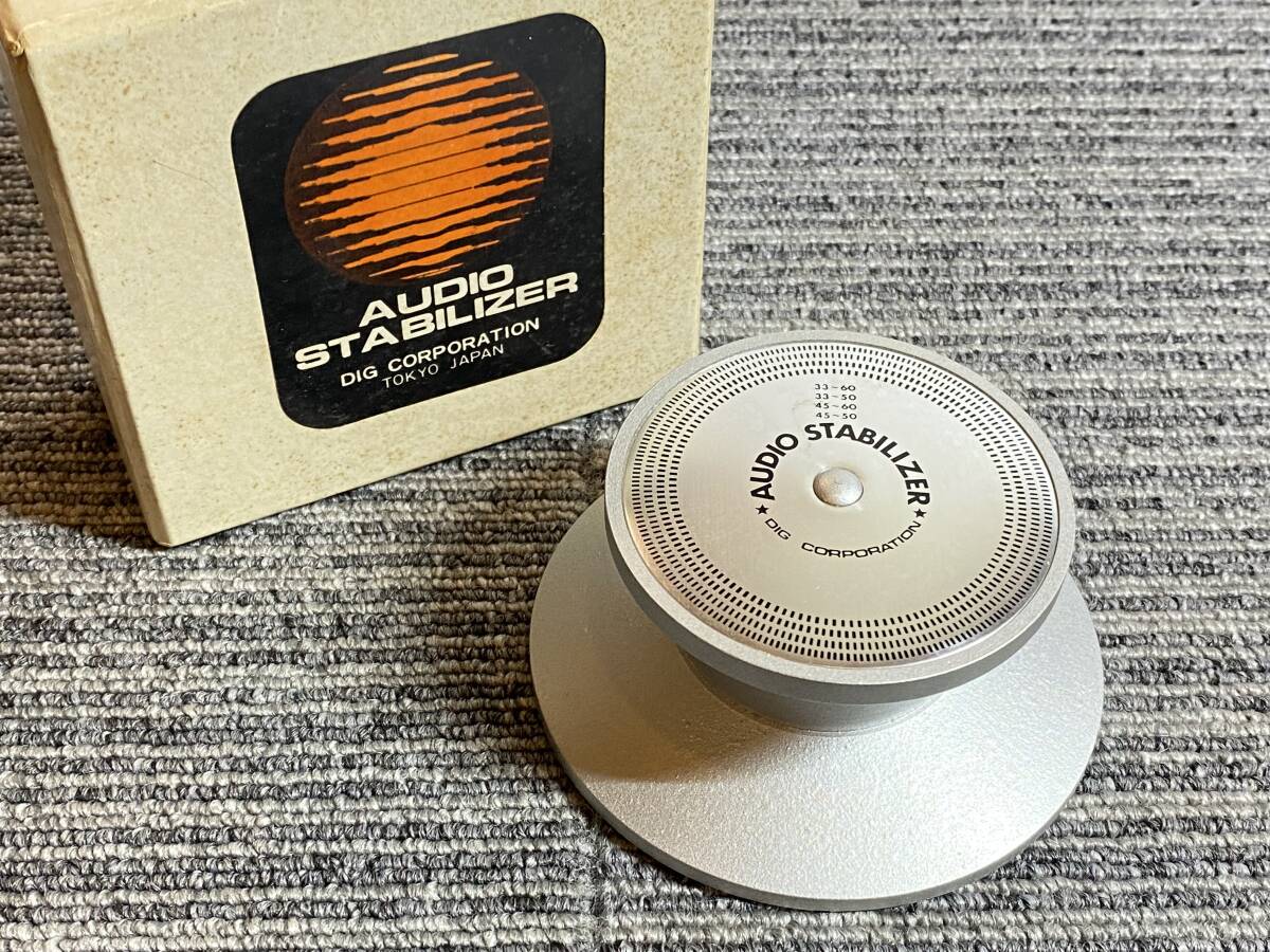 DIG CORPORATION AUDIO STABILIZER オーディオスタビライザー ターンテーブル 【整9-21-7】