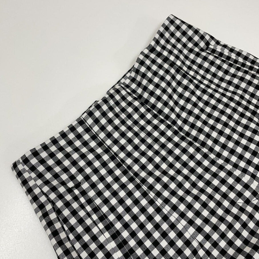 XS/ ZARA ギンガムチェック パンツ レディース ブラックホワイト XS/ ZARA ギンガムチェック パンツ レディース ブラックホワイト