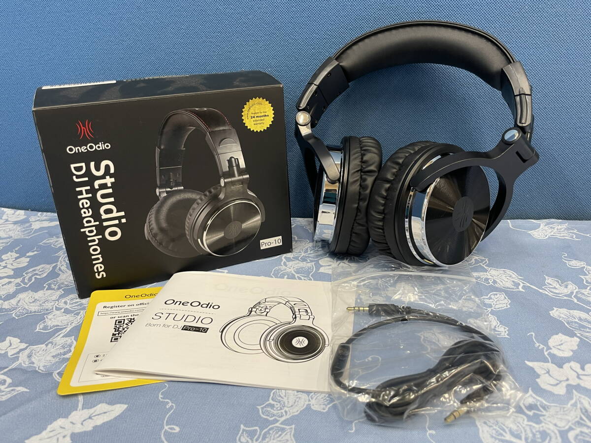 □M262 OneOdio DJヘッドフォン Pro10 密閉ダイナミック型 有線 モニターヘッドホン/楽器練習/音楽鑑賞