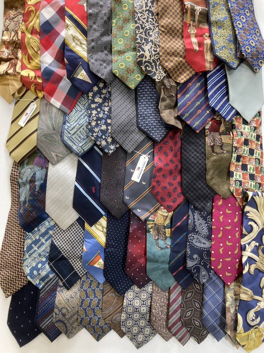 □M273 ネクタイ おまとめ☆ エルメス/セリーヌ/Dior/グッチ/YSL/バーバリー/POLO/アルマーニ/ピエールカルダン/ピエールバルマン他