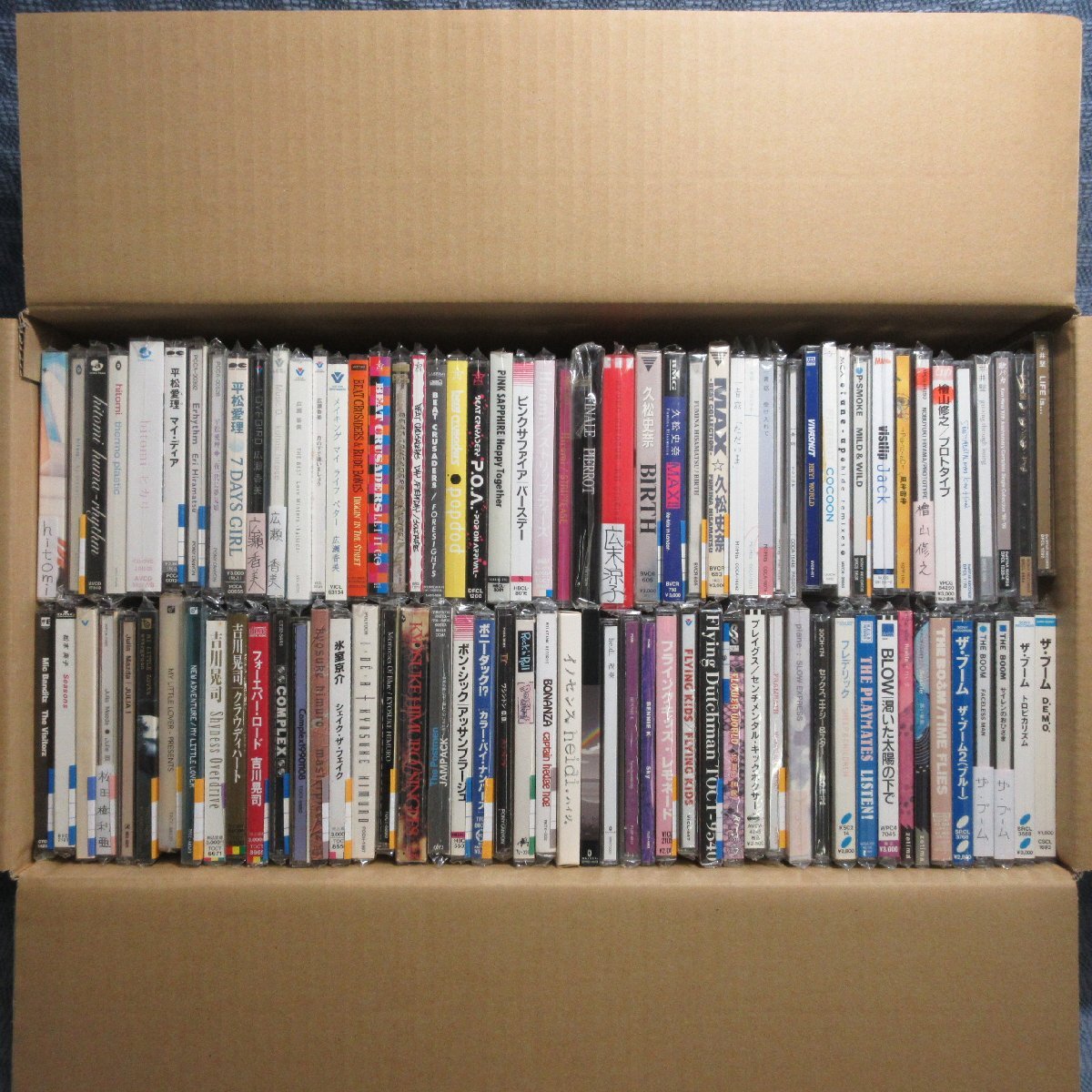 3F333●処分品/hitomi、平松愛理、広瀬香美、BEAT CRUSADERS、久松史奈、一青窈、平井堅、氷室京介、THE BOOM等 邦楽CD 90点以上