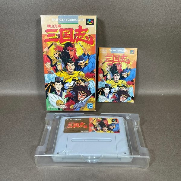 ZB658●SFC【 横山光輝 三国志 】箱・説明書付き / スーパーファミコン ソフト