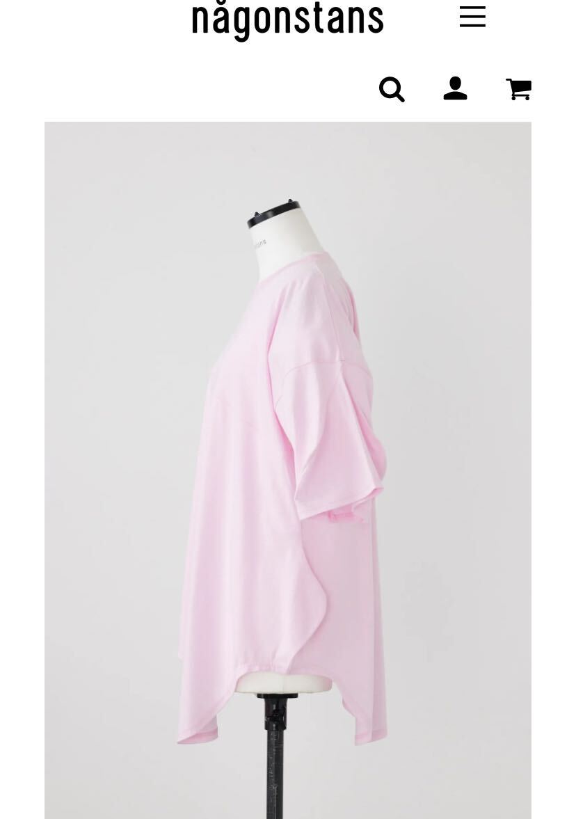 今期　ナゴンスタンス　カーブTシャツ　半袖　カットソー 今期ナゴンスタンスカーブTシャツ半袖カットソー