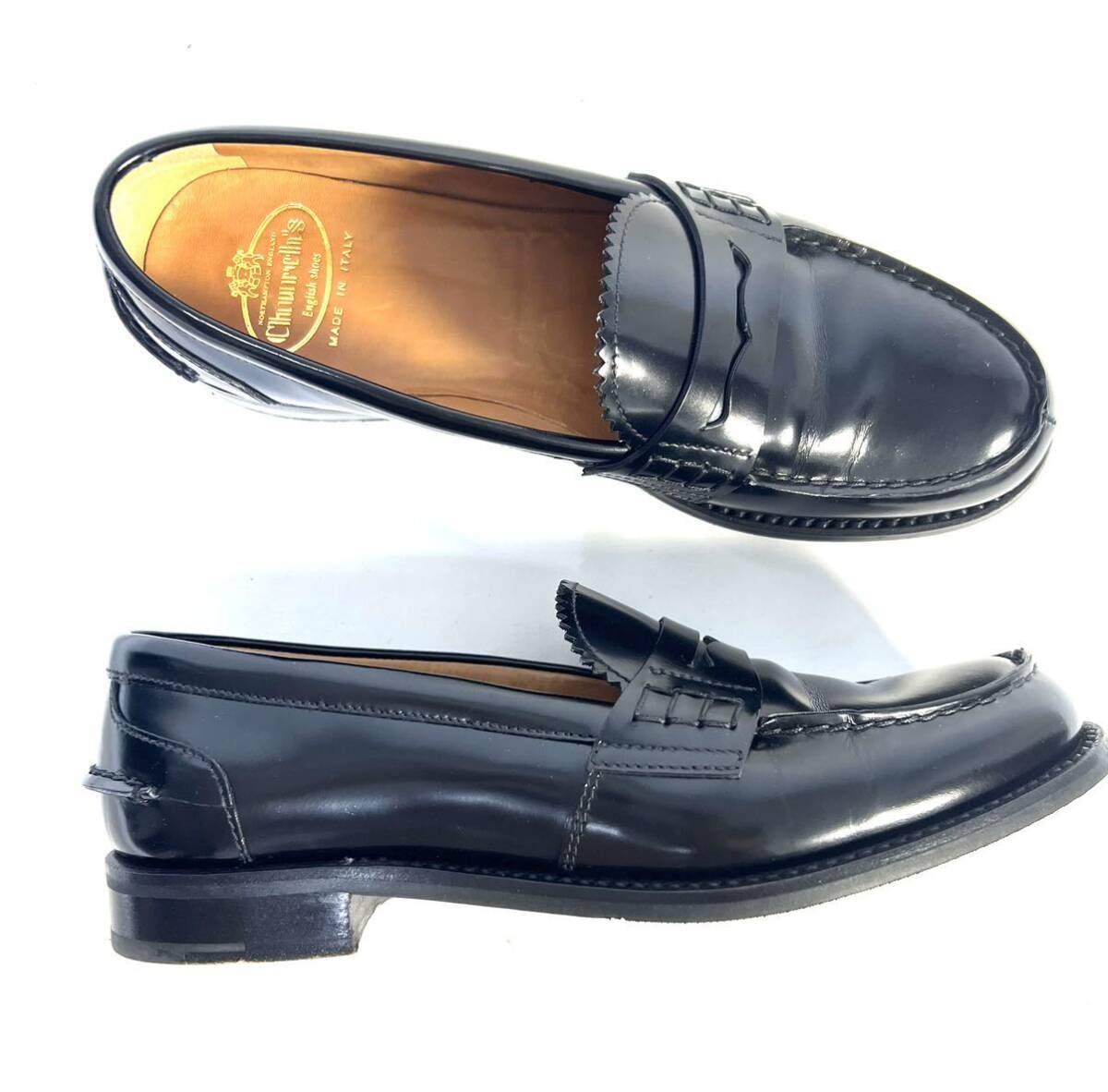 美品 church's チャーチ ローファー レディース 22 5cm 23cm 美品 church's チャーチ ローファー レディース 22 5cm 23cm