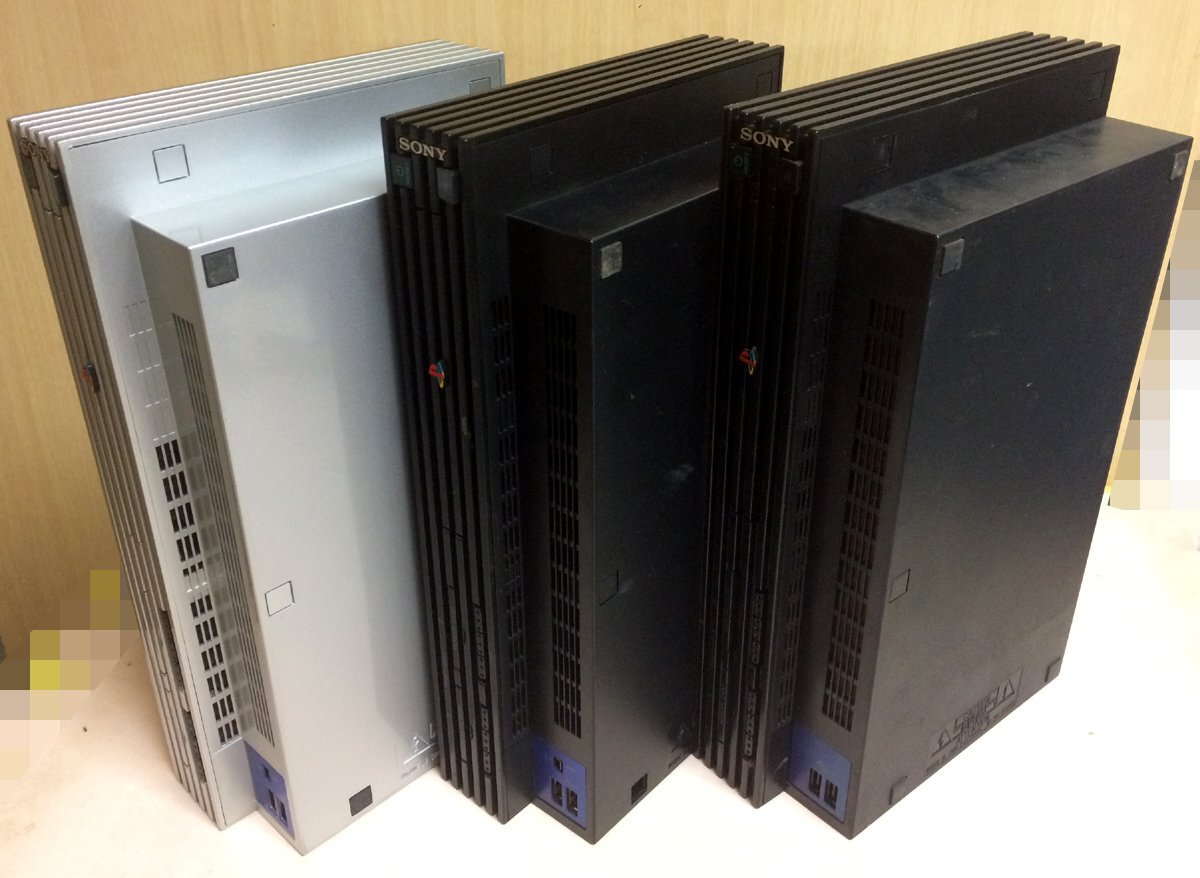☆ソニー/SONY PS2 4台 SCPH-35000/39000/50000x2 動作未確認 01-03年発売/ジャンク□NM
