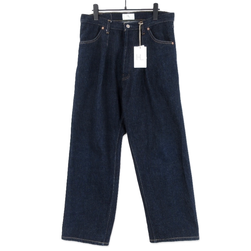 HERILL ヘリル タック デニムパンツ 22-030-HL-8060-1 HL Denim Tuck 4PK Pants インディゴ 2 タグ付き 20018807