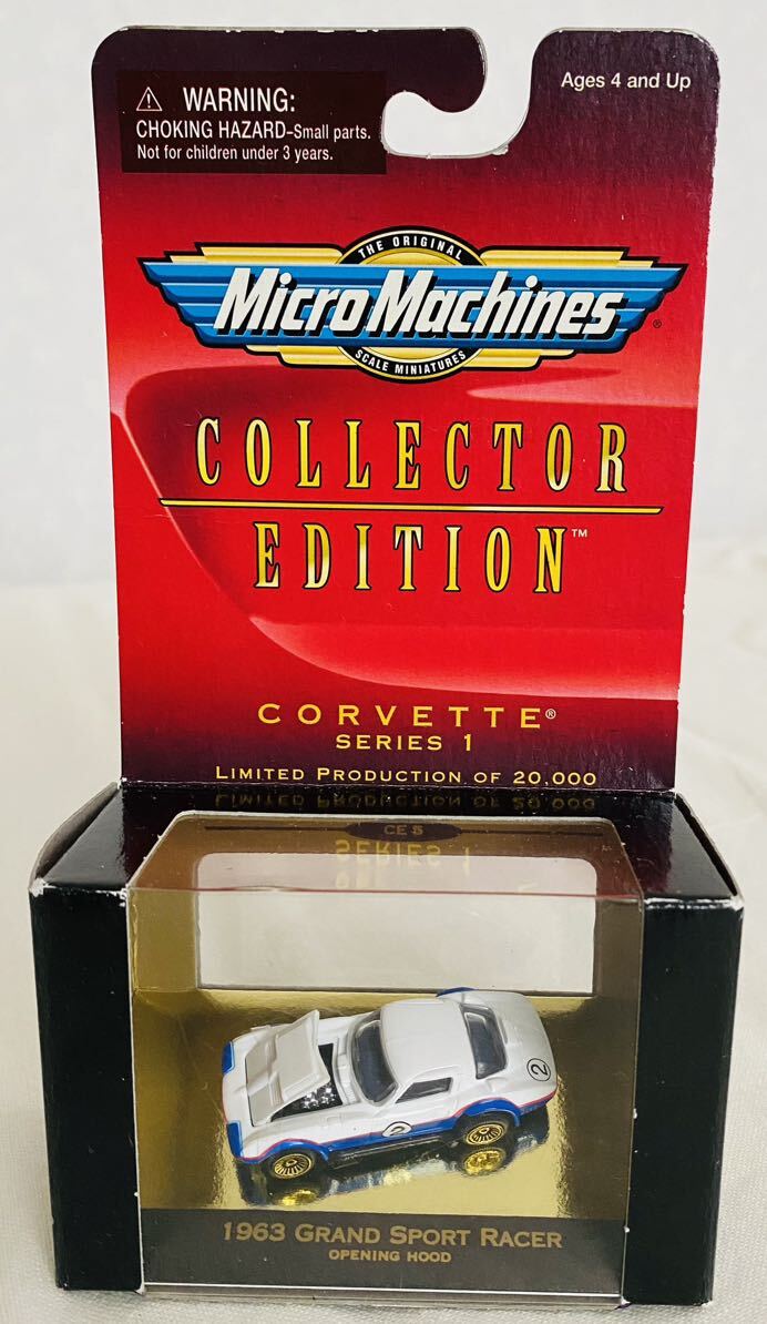 【限定品】【希少品】 限定生産品(2万個の一つ) Micro Machines Collector Edition Corvette Series 1 1963 Grand Sport Racer