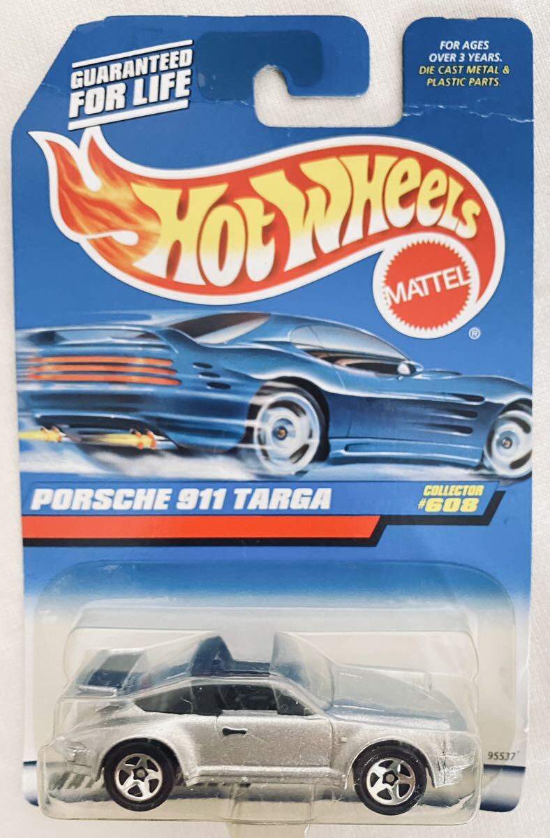 Hot wheels Mattel #608 Porsche 911 Targa ポルシェ911 タルガ　シルバー　ミニカー　希少品　未使用