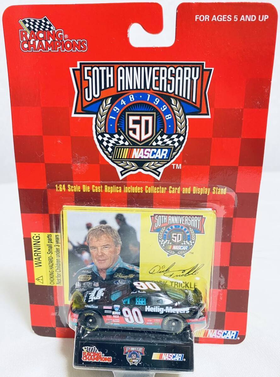 1/64 Racing Champions 50th Anniversary NASCAR 90 Dick Trickle 1998 NASCAR 50周年記念 カーNo.90 ミニカー　未使用