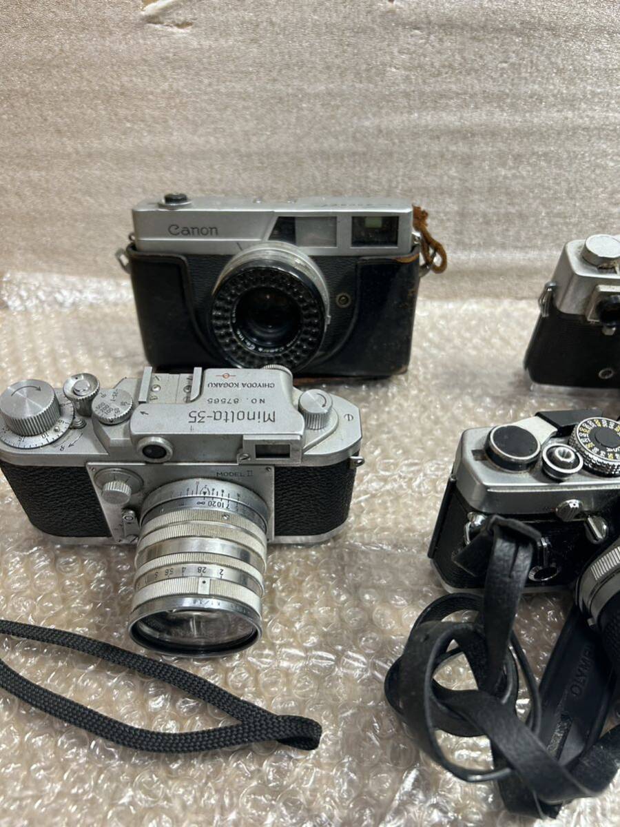 フィルムカメラ CANON OLYMPUS MINOLTA まとめ 9台 品 フィルムカメラ CANON OLYMPUS MINOLTA まとめ 9台 品