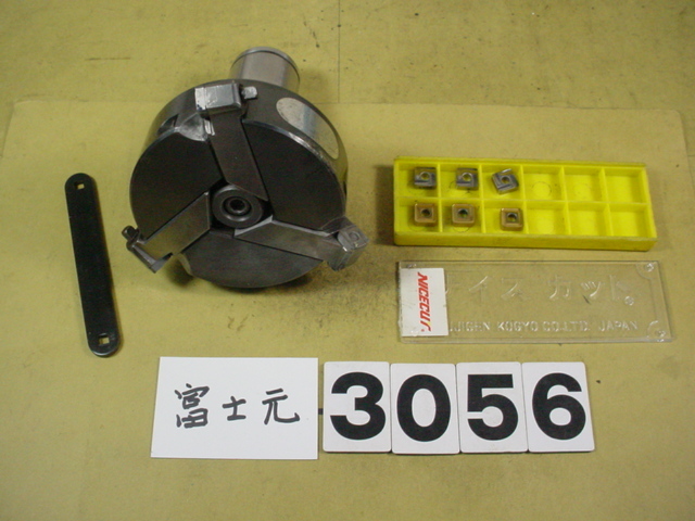 NK32-90 3枚刃 シャンク32Φ 中古品 おまけチップ付 富士元 NK32-90 3枚刃 シャンク32Φ 中古品 おまけチップ付 富士元