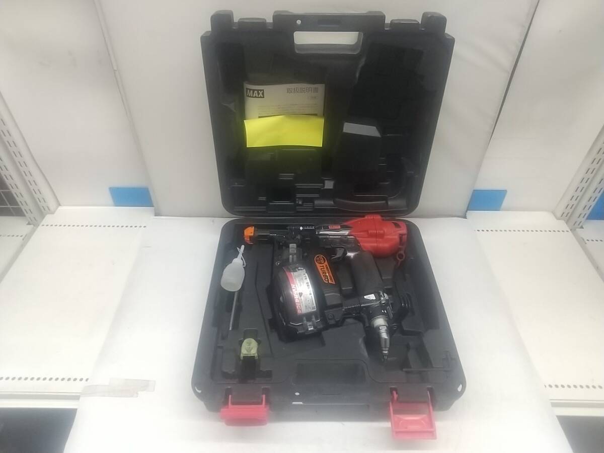 中古品】☆MAX(マックス) 41㎜高圧接続ターボドライバ クール 中古品】☆MAX(マックス) 41㎜高圧接続ターボドライバ クール