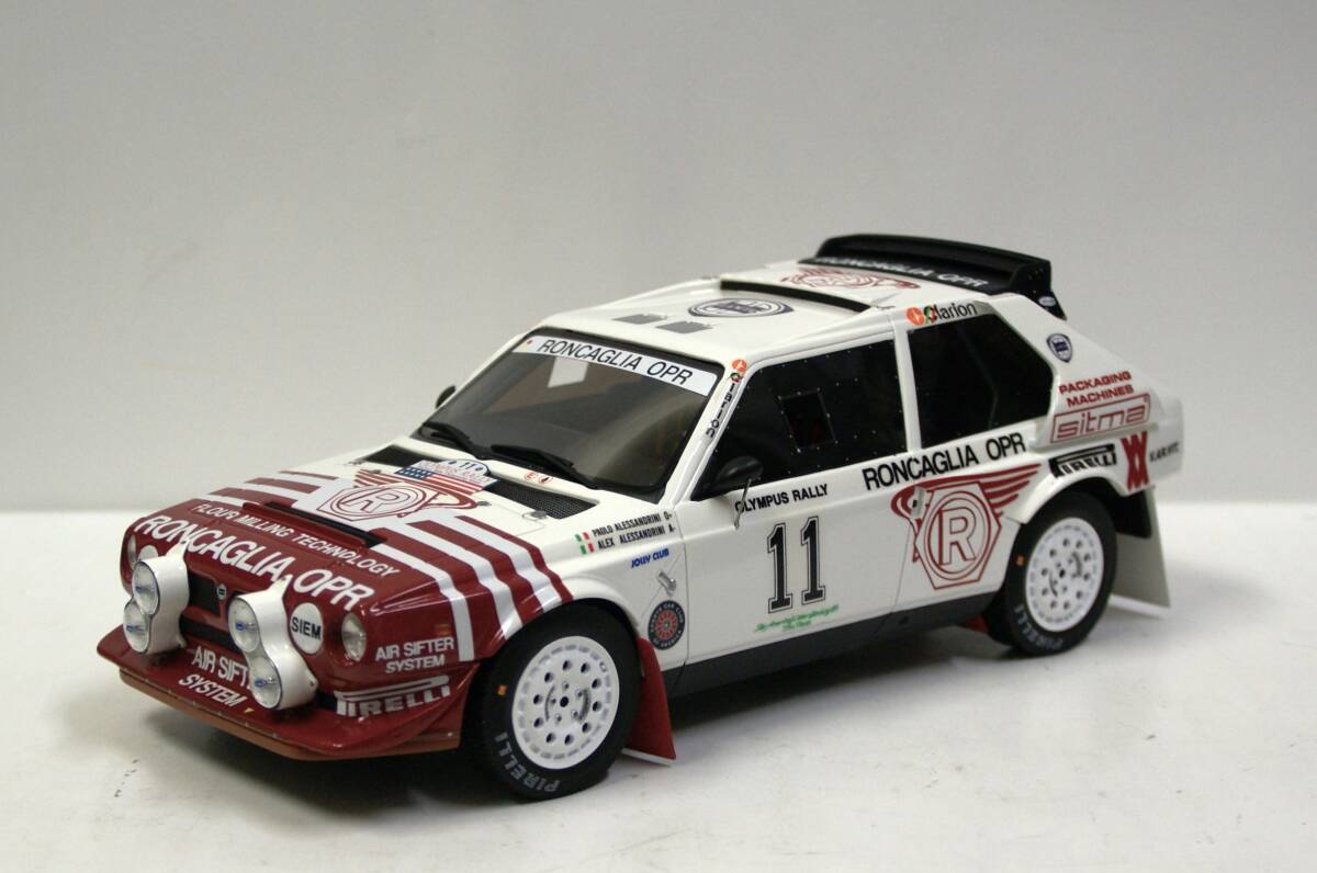 【OTTO】1/18 ランチア デルタ S4 Gr.B #11 M.アレン 1986年 オリンポスラリー優勝車 (商品№ OTM976)レジン製のミニカー