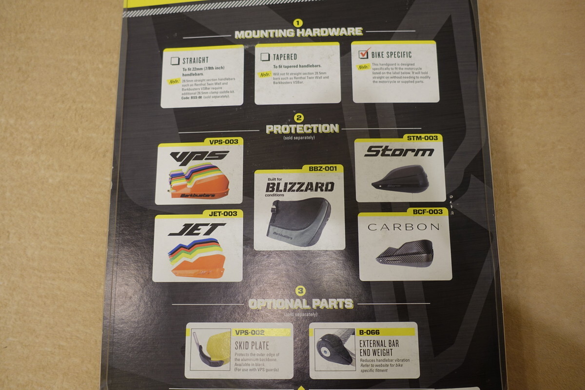 Barkbusters KTM 1290 SUPER DUKE R (14-) ハードウェアキット ハンドガード 定価24,200円 BHG-054-00-NP バークバスターズ デューク1_画像8