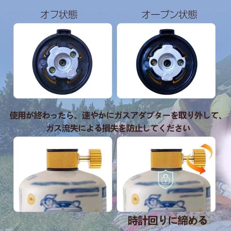 ガスアダプター キョドド屋 ガス詰め替えアダプター CB缶/OD缶 ガスアダプター キョドド屋 ガス詰め替えアダプター CB缶/OD缶