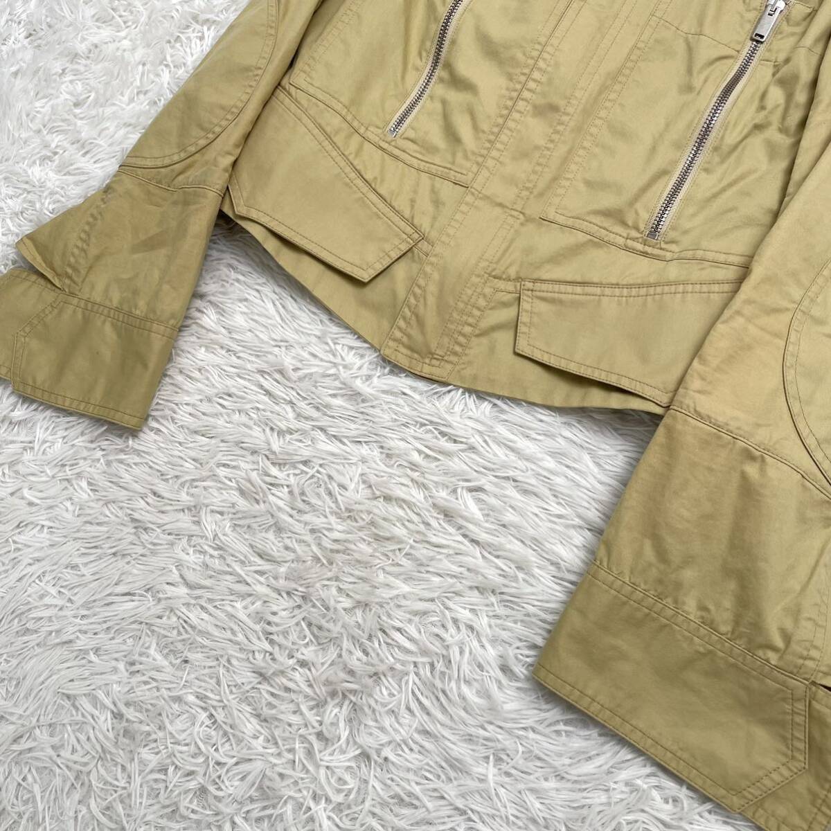 美品】CELINE セリーヌ フィービー期 ノーカラー ジャケット 美品】CELINE セリーヌ フィービー期 ノーカラー ジャケット