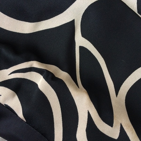 #anc ハナエモリ HANAEMORI ジャケット 38 黒 ベージュ 花柄 テーラード レディース [896788]_画像7