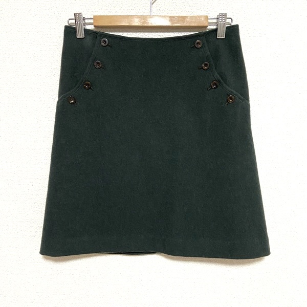 #wnc SALE オールドイングランド OLD ENGLAND スカート 36 緑系 臺形 レディース [766599]