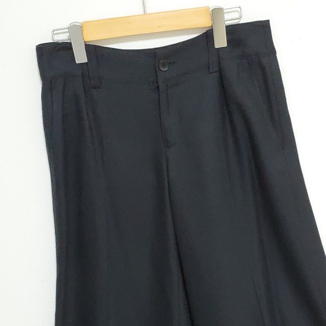 #anc SALE レキップヨシエイナバ L'EQUIPEYOSHIEINABA パンツ 40 黒 ワイド レディース [728347]