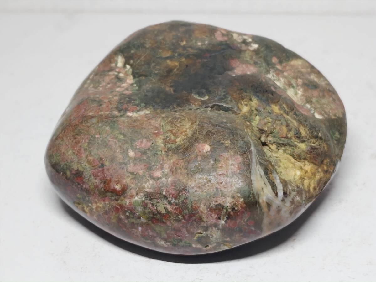 津軽産】 804g 錦石 紋石 碧玉 原石 鑑賞石 自然石 天然石 紋石 津軽産】 804g 錦石 紋石 碧玉 原石 鑑賞石 自然石 天然石 紋石