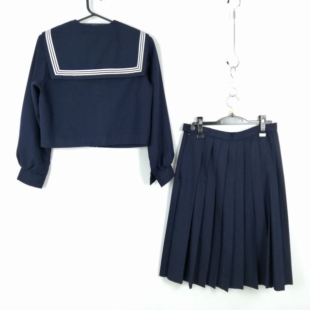 1円 セーラー服 スカート スカーフ 上下3点セット 冬物 白3本線 1円 セーラー服 スカート スカーフ 上下3点セット 冬物 白3本線