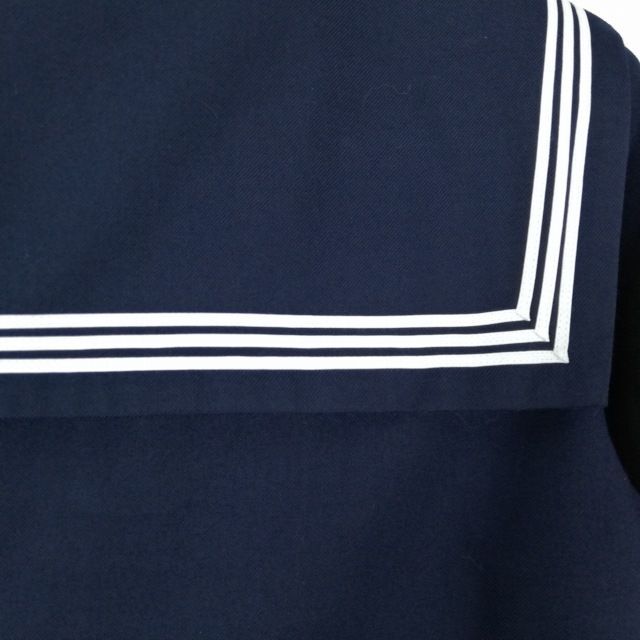 1円 セーラー服 スカート スカーフ 上下3点セット 冬物 白3本線 1円 セーラー服 スカート スカーフ 上下3点セット 冬物 白3本線