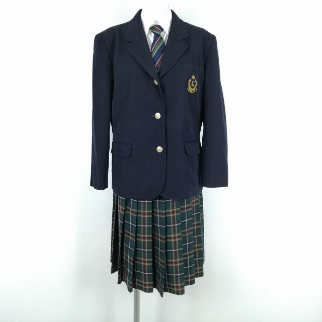 1円 ブレザー チェックスカート ネクタイ 上下4点セット L 1円 ブレザー チェックスカート ネクタイ 上下4点セット L