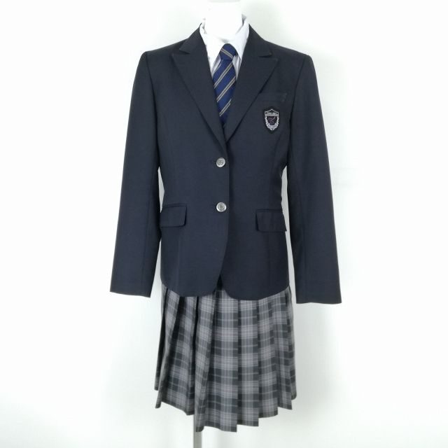 1円 ブレザー チェックスカート 4点セット 160A 冬物 女子 学生 1円 ブレザー チェックスカート 4点セット 160A 冬物 女子 学生