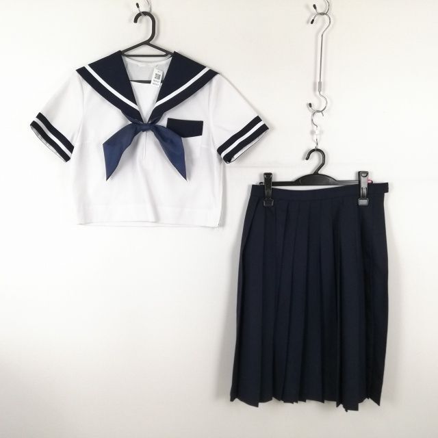 1円 セーラー服 スカート スカーフ 上下3点セット 指定 中間服 1円 セーラー服 スカート スカーフ 上下3点セット 指定 中間服