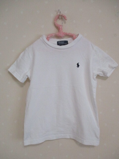 Ω ラルフローレン Ω ★ 可愛い半袖Tシャツ ★ 白 120㎝ 40906