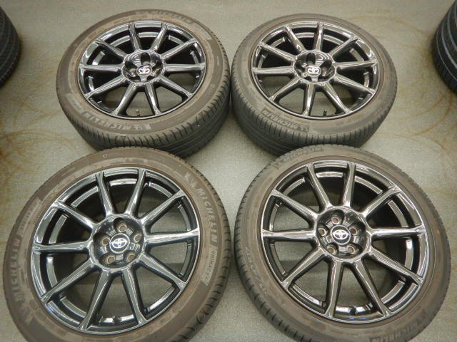 トヨタ86，スバルBRZ　GTリミテッド純正　7.5J-17+48　5-100　ミシュラン　215/45-17，235/45-17セット。ホイールのみもOK!