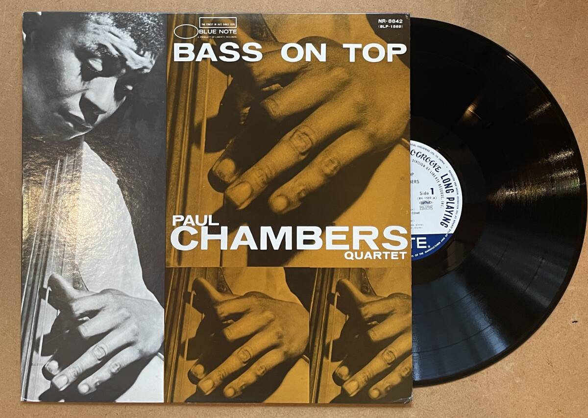 ■アナログ盤 Blue Note/国内盤LP■Paul Chambers Quartet ポール・チェンバース・クインテット/Bass On Top NR-8842/帯なし ブルーノート