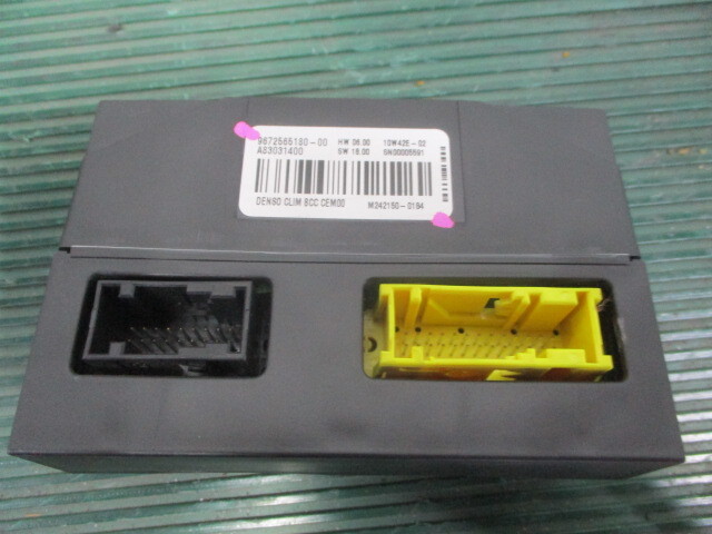 シトロエン C4 ピカソ ABA-B585F02P エアコンモジュール 9672565180-00